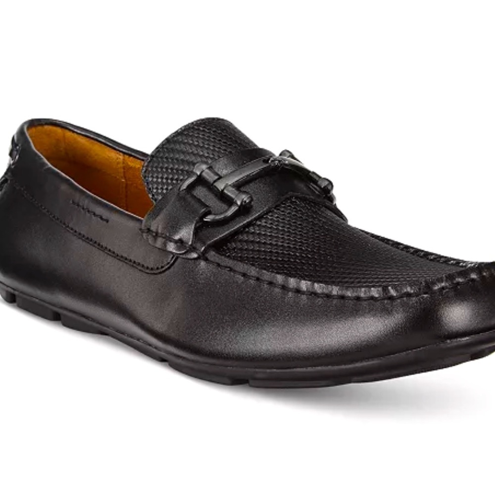 🖤🖤Alfani Men's Iker Penny Driving Leather Loafers Black Sizes 10, 11, 11.5